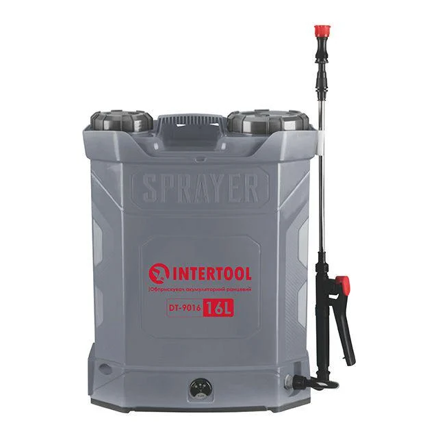 Оприскувач акумуляторний Intertool 16л Батарея 8Аг (DT-9016)