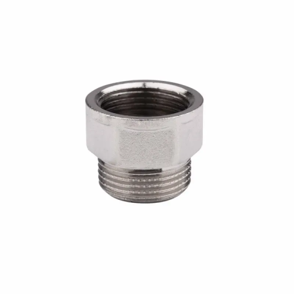 Перехідник FORTE 1/2"н *3/4"в хром нікель
