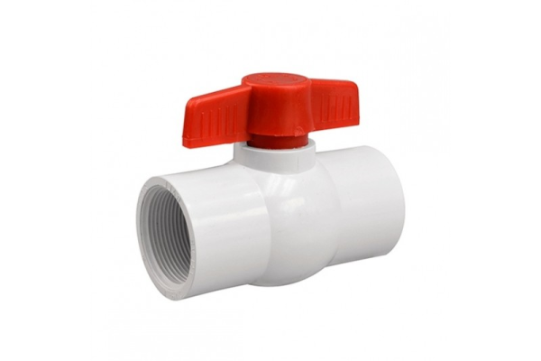 Кран пластиковий ПРЕСТО білий БГГ 3/4" PF 0125