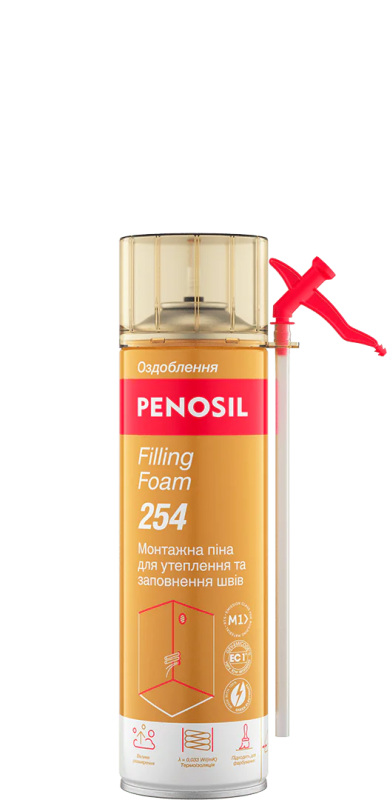 Піна монтажна Penosil Filing Foam 254 750мл/65л (Ручна)