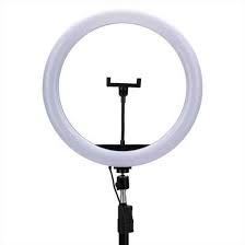 Лампа кільцева LED QX-260-300 30см з регулятором світла+тримач телефона