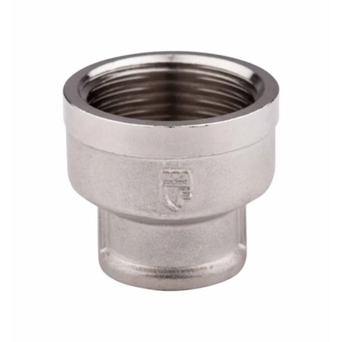 Перехідник FORTE 1/2"в - 3/4"в латунь-нікель SF3572015