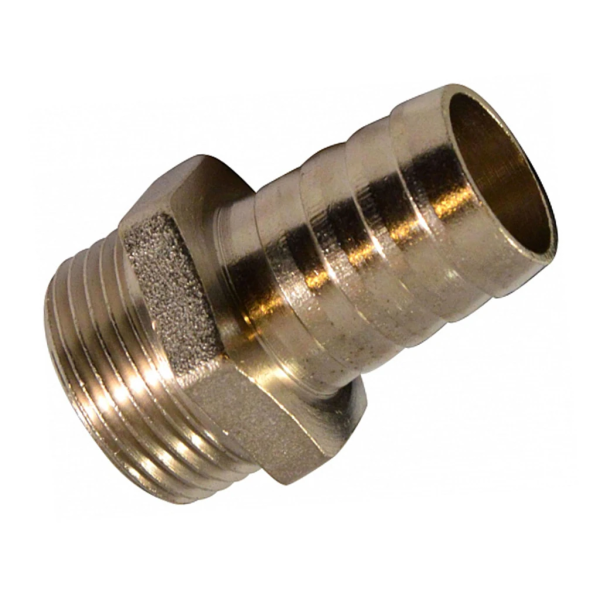 Штуцер 1/2"н*8мм бронза (41830)