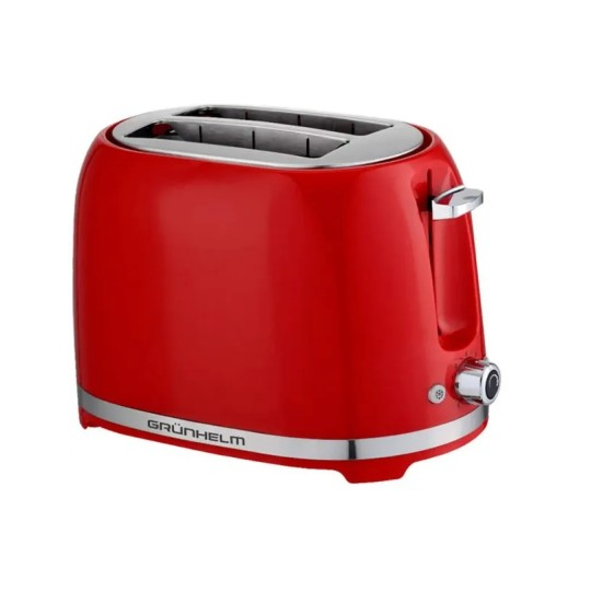 Тостер GRUNHELM GTR018R (червоний) 850Вт