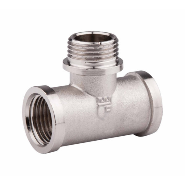 Трійник FORTE 1/2"в - 1/2"н - 1/2"в латунь-нікель 11 200