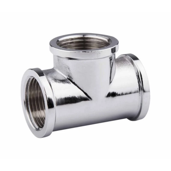 Трійник FORTE 1/2"в - 1/2"в - 1/2"в латунь-нікель 11 199